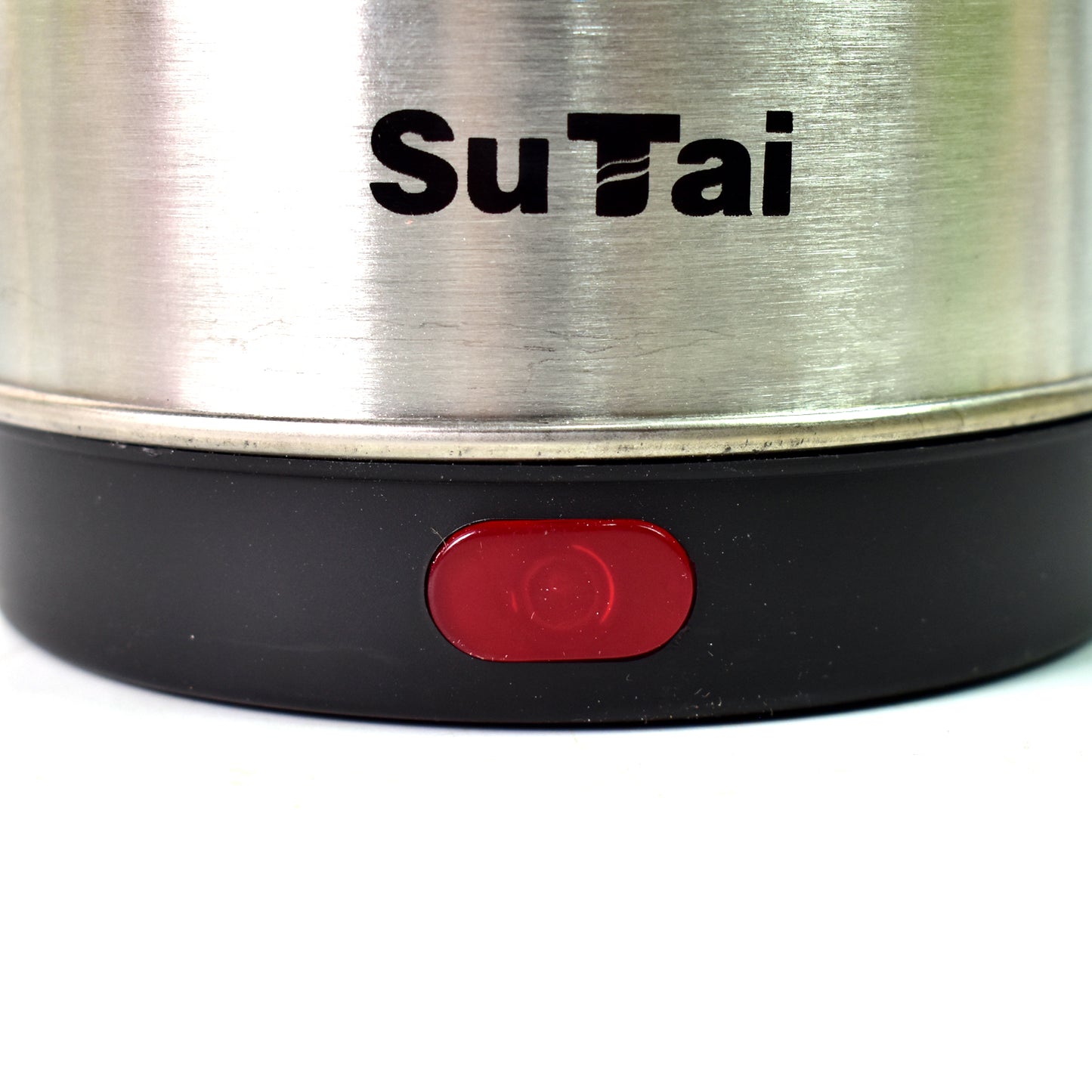 Wukusy 800ml coffee pot and tea kettle with even heating, made for home use, stainless steel construction, front view.
