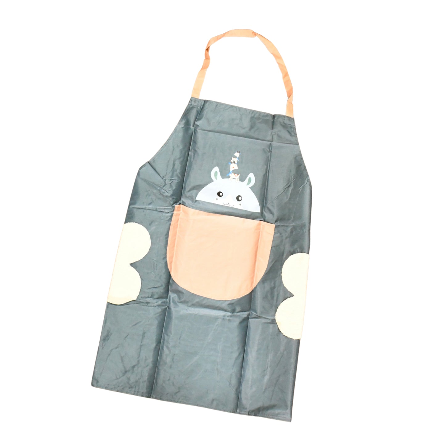 Wukusy cute cartoon animal design kitchen apron, colorful and playful, ideal for home cooking and baking.