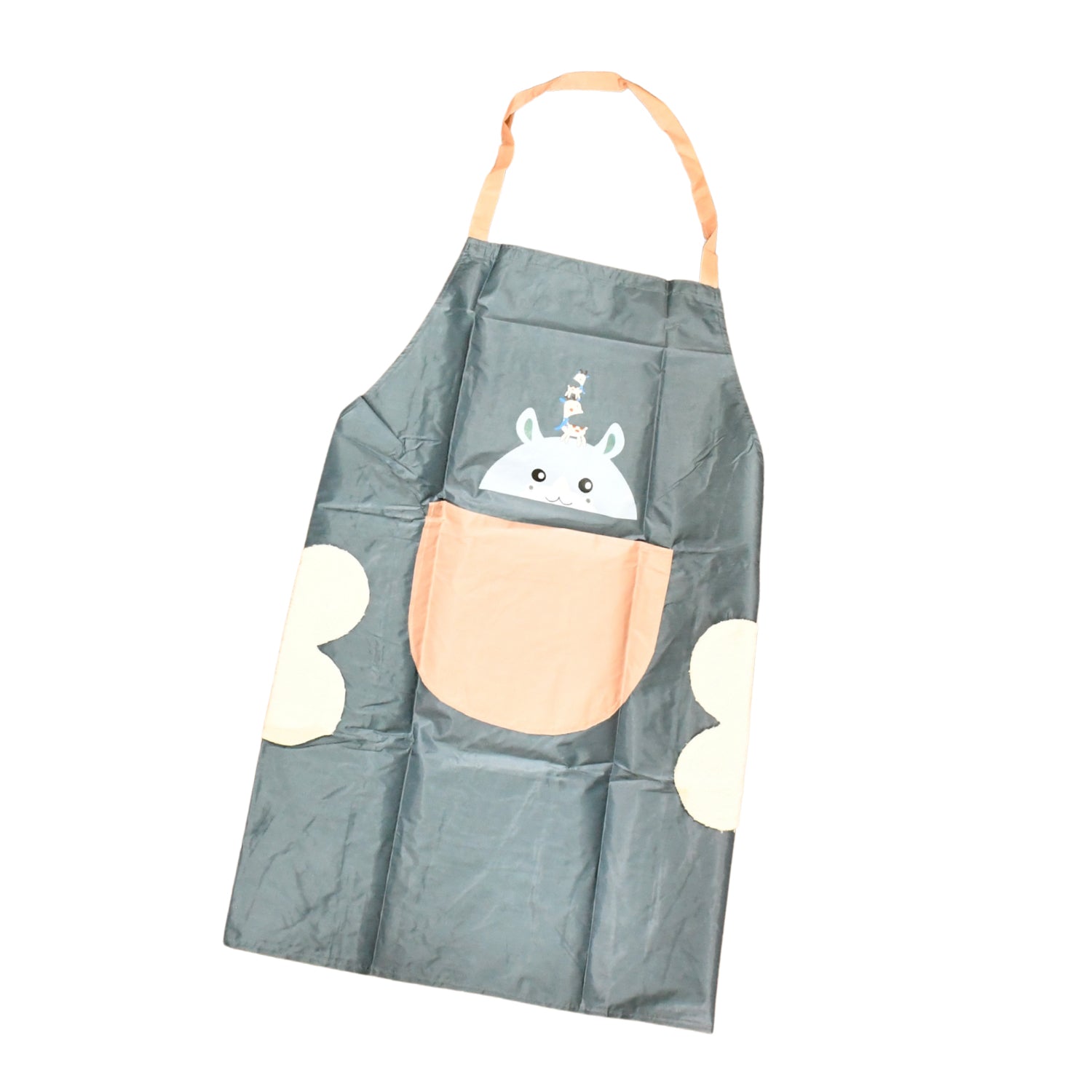 Wukusy cute cartoon animal design kitchen apron, colorful and playful, ideal for home cooking and baking.