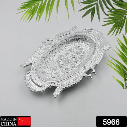 Decorative Wukusy serving tray for Mukhwas, dry fruits, candies, and snacks, with elegant design for home kitchen use.