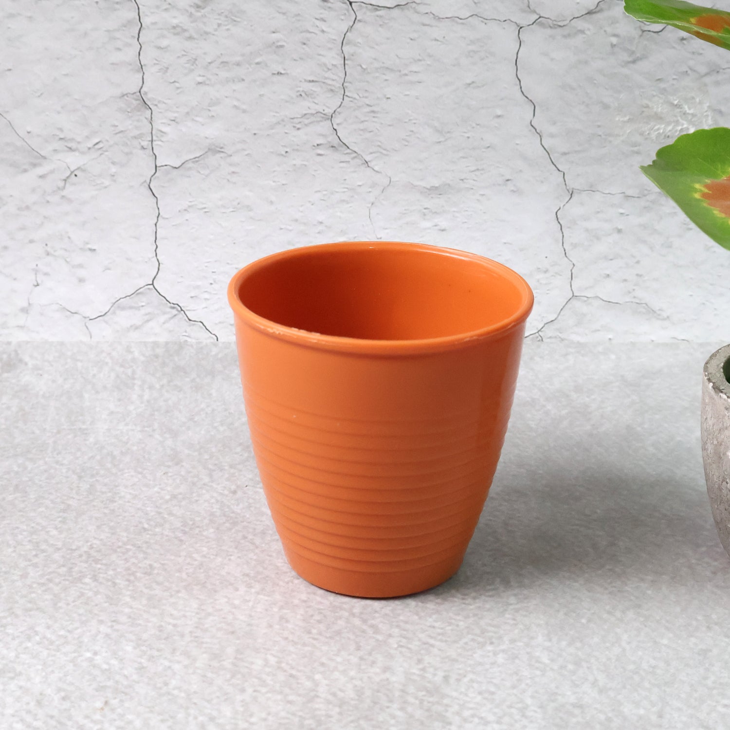 Wukusy durable plastic small drinking glass for home and kitchen use, transparent and sturdy for daily beverages.