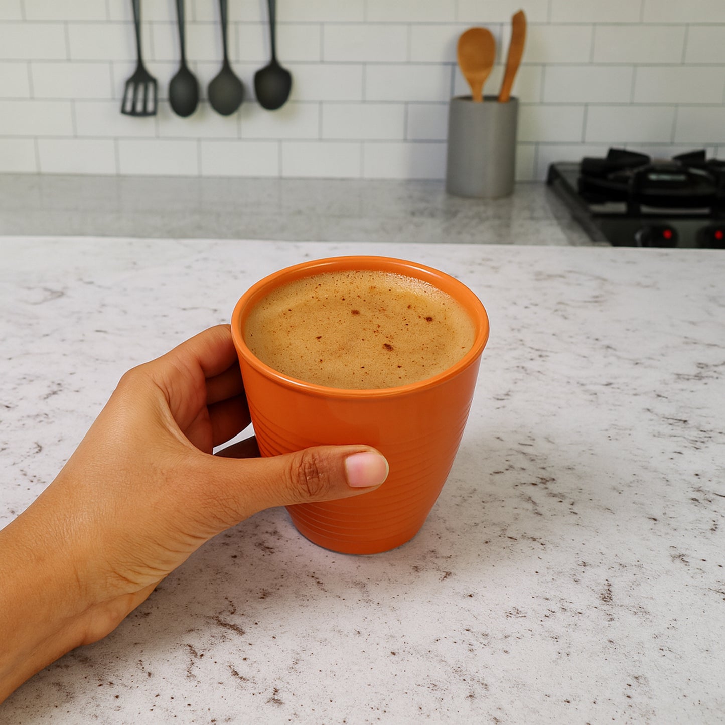 Durable plastic small drinking glass by Wukusy, suitable for home and kitchen use, with a clear, sturdy design.