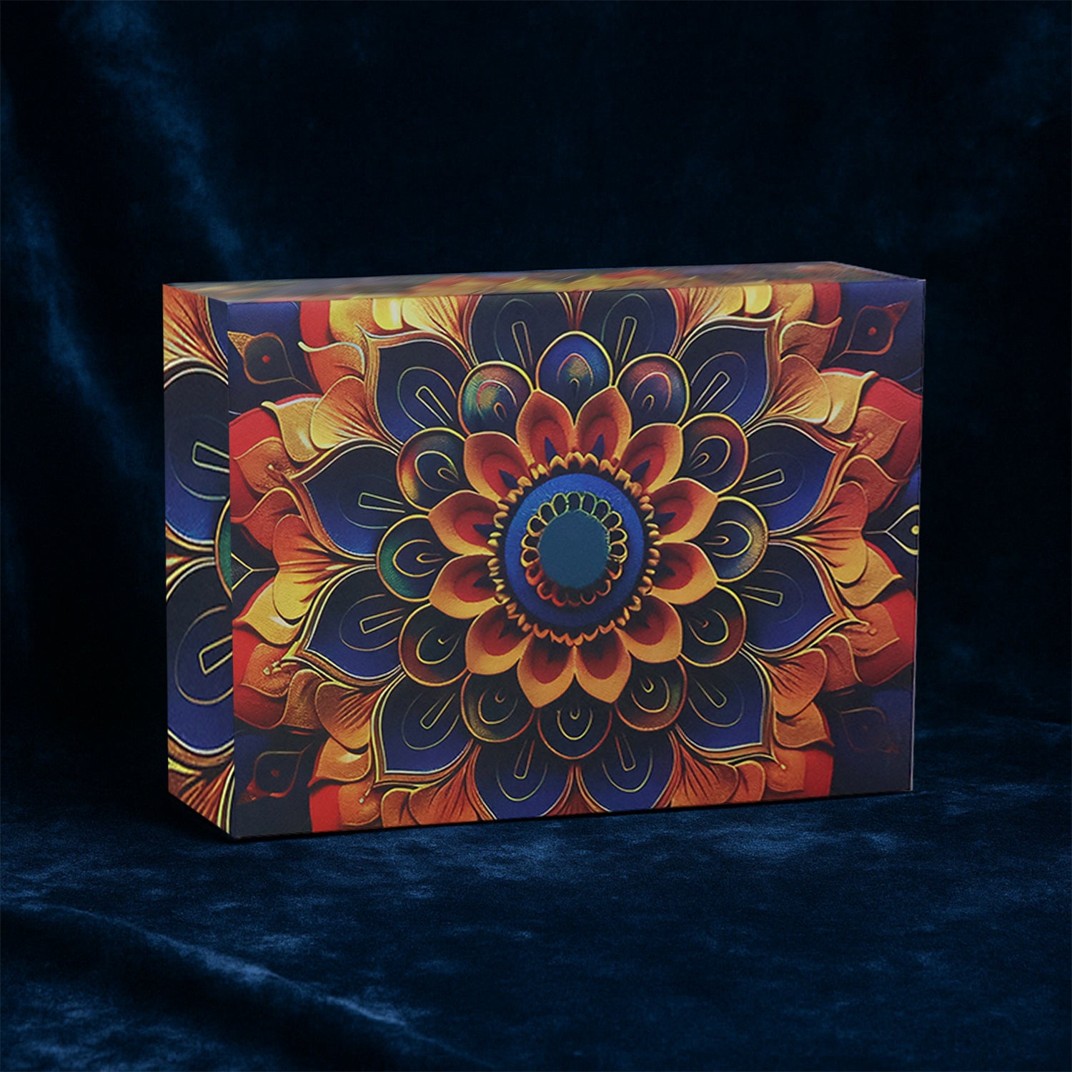 Effete Rose Almonds Gift Hamper by Wukusy, featuring golden packaging with almonds and a bottle in a 2-piece set.