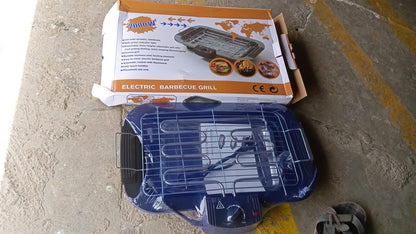 Wukusy electric barbecue grill with 2000W power, compact home and kitchen appliance for outdoor grilling.