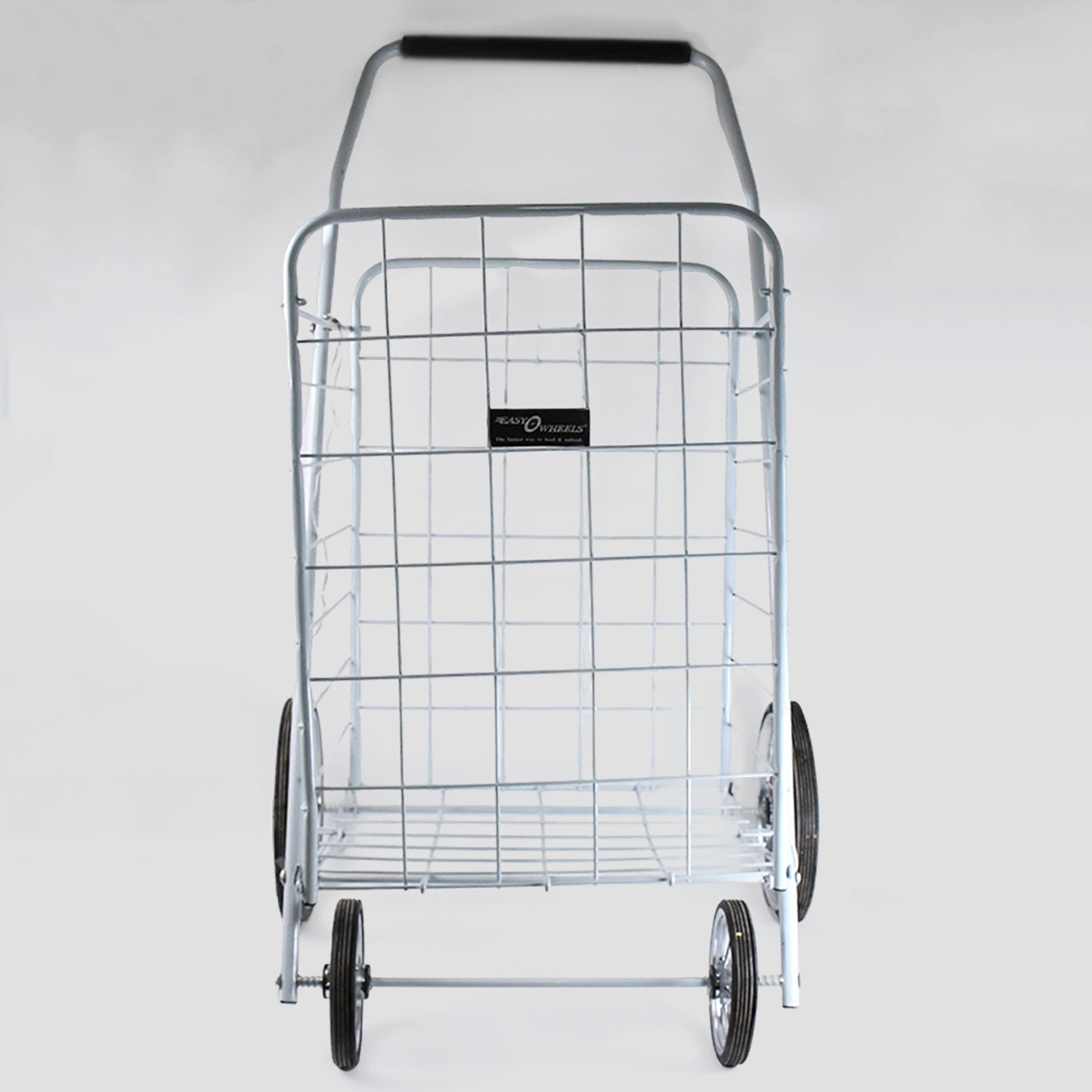 Wukusy foldable shopping trolley with wheels, set of 2, portable home and kitchen transport carts for groceries and errands.