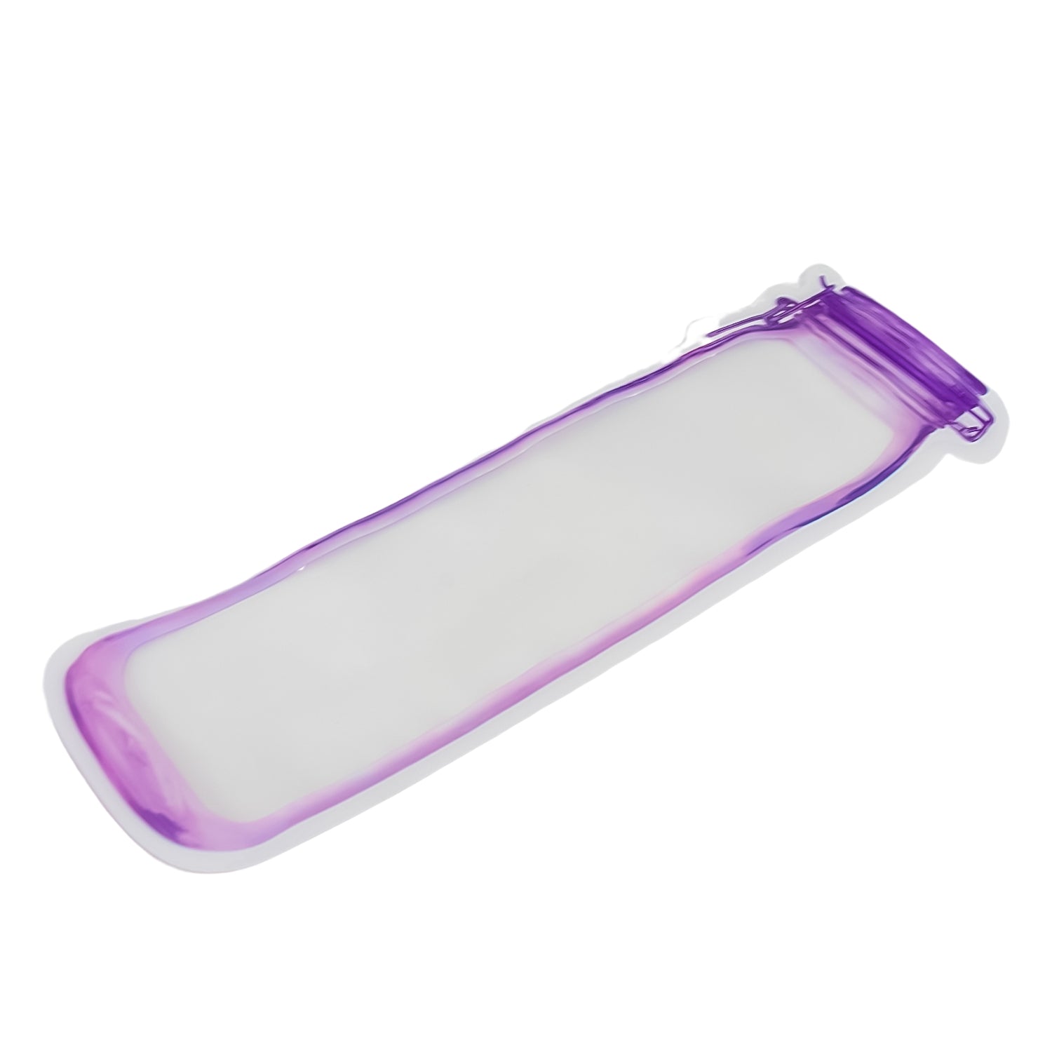Reusable Wukusy food storage bag in bottles shape, 500ml capacity, with ziplock closure, ideal for kitchen and food organization.