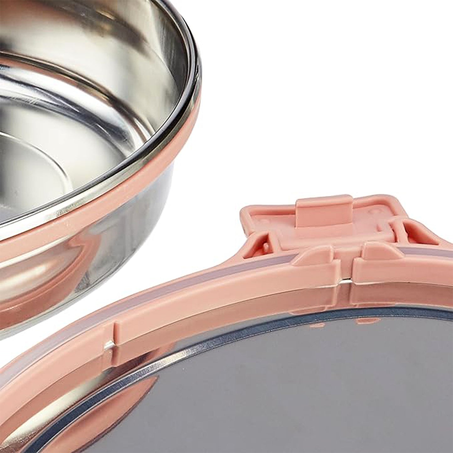 Wukusy Ganesh Classy 2-piece stainless steel lunch box set for home and kitchen storage, featuring durable and eco-friendly design.