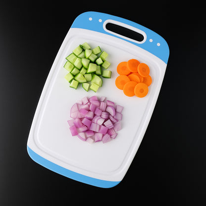 Wukusy Ganesh-themed plastic chopping board for vegetables and fruits, ideal for home kitchen food prep.