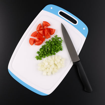 Wukusy Ganesh-themed plastic chopping board for vegetables and fruits, ideal for kitchen food preparation and cutting tasks.