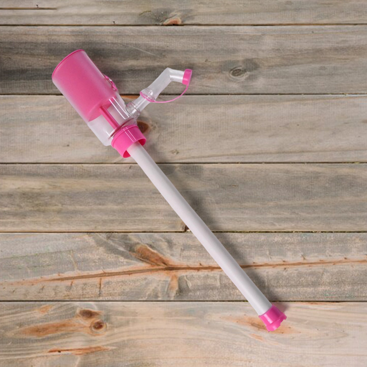 Wukusy hand press oil extractor plastic pump for removing oil and liquids from kitchen containers, durable and easy to use.