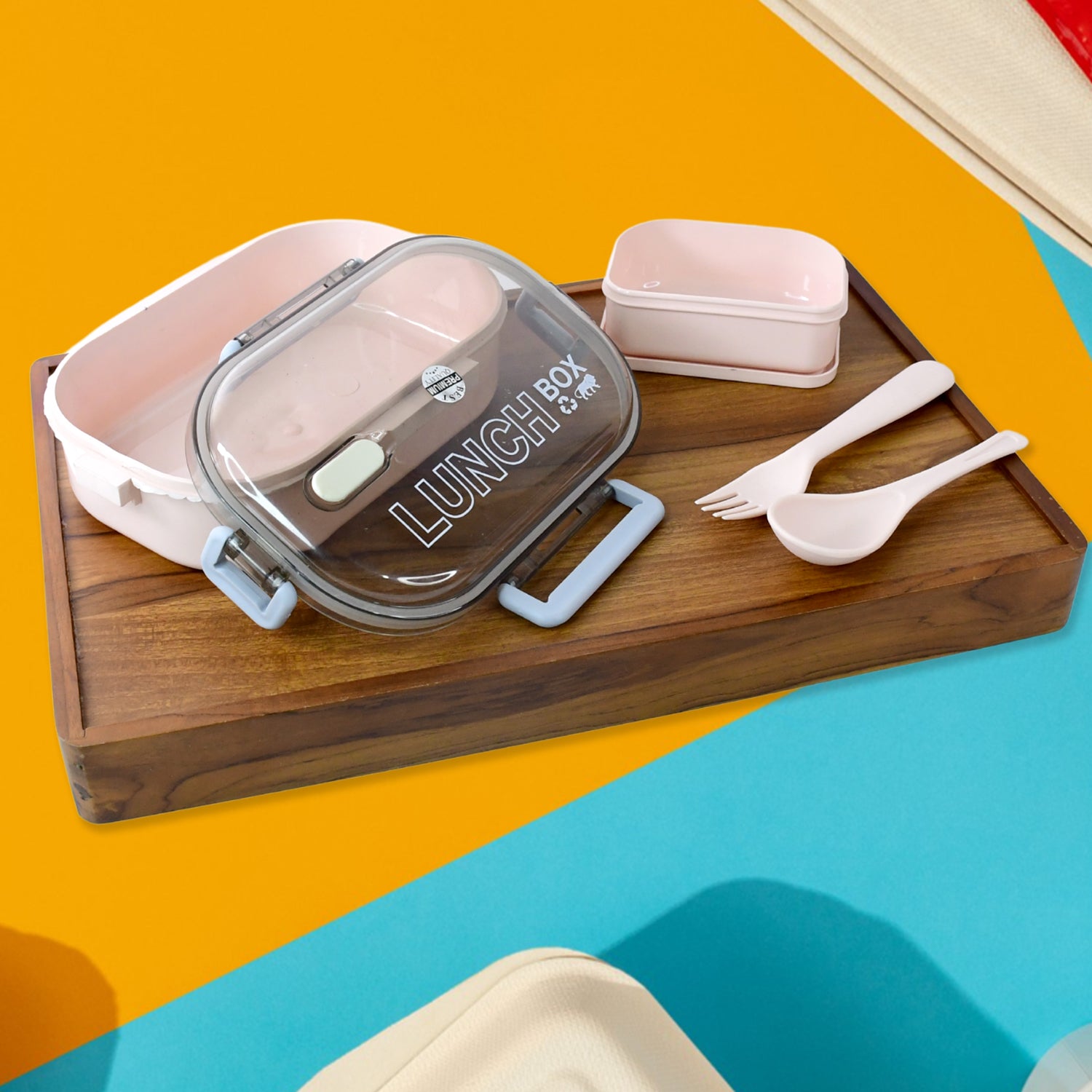 Wukusy Home Chef premium leak-proof lunch box with multiple compartments, ideal for home and kitchen use.