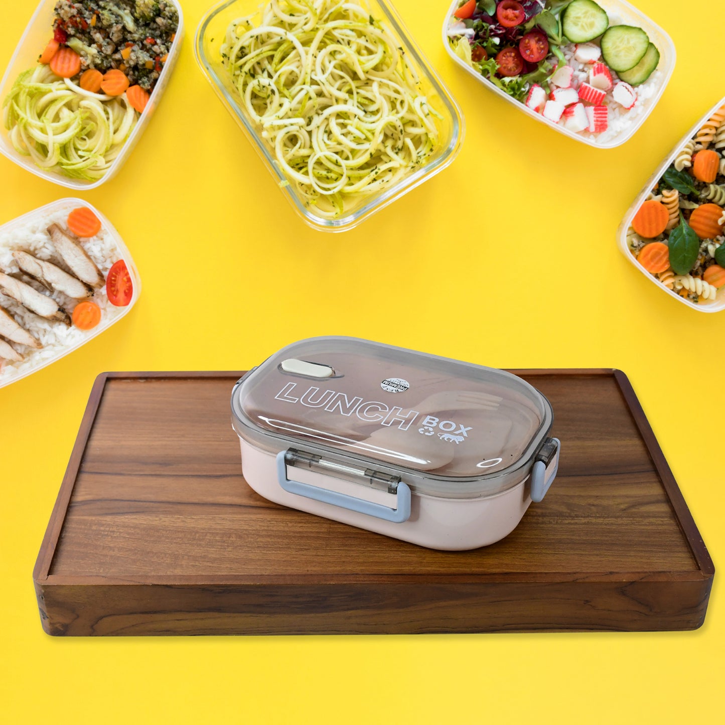 Wukusy Home Chef Premium Leak-proof Lunch Box for home and kitchen use, showing its durable design and secure lid.