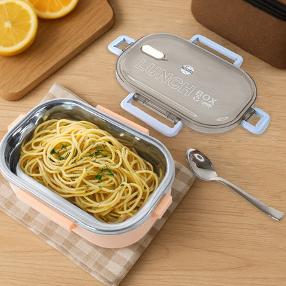 Wukusy Home Chef Premium Leak-proof Lunch Box in black, featuring multiple compartments and secure lid for portable meal storage.
