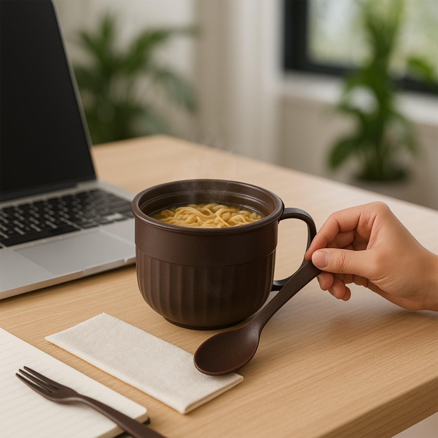 Wukusy Home Chef Tangy Twist insulated lunch bowl, 650ml capacity, with a vibrant design, ideal for keeping meals fresh.