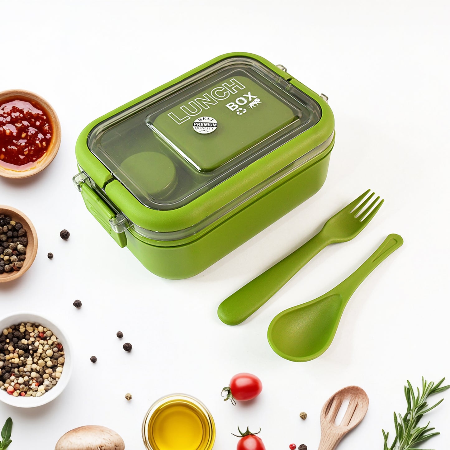 Wukusy Magic Lunch Box with leakproof compartments for easy, mess-free packing of meals and snacks.
