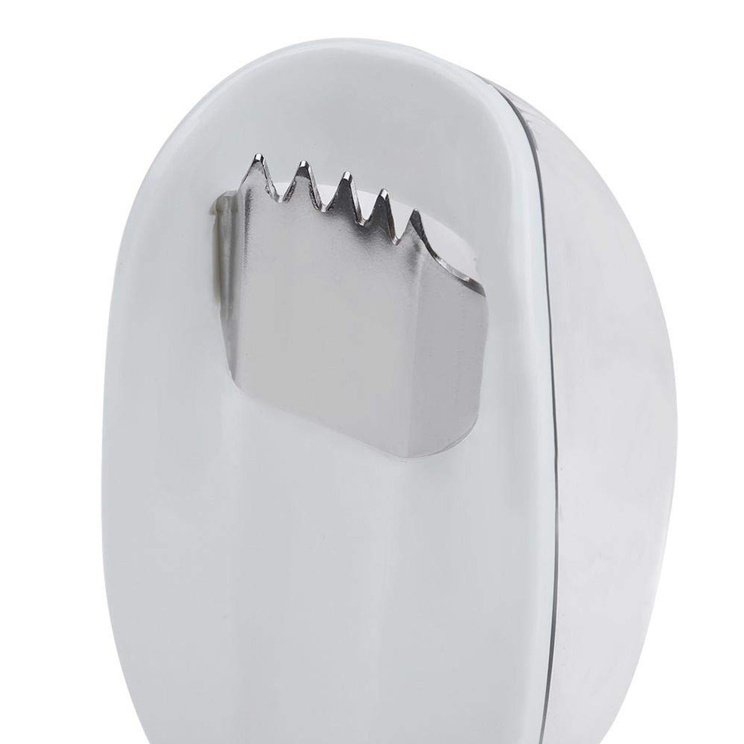 Wukusy Magic Plastic Corn Remover with steel blades, a home kitchen tool for safely stripping corn kernels.