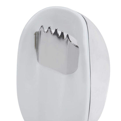 Wukusy Magic Plastic Corn Remover with steel blades, a home kitchen tool for safely stripping corn kernels.