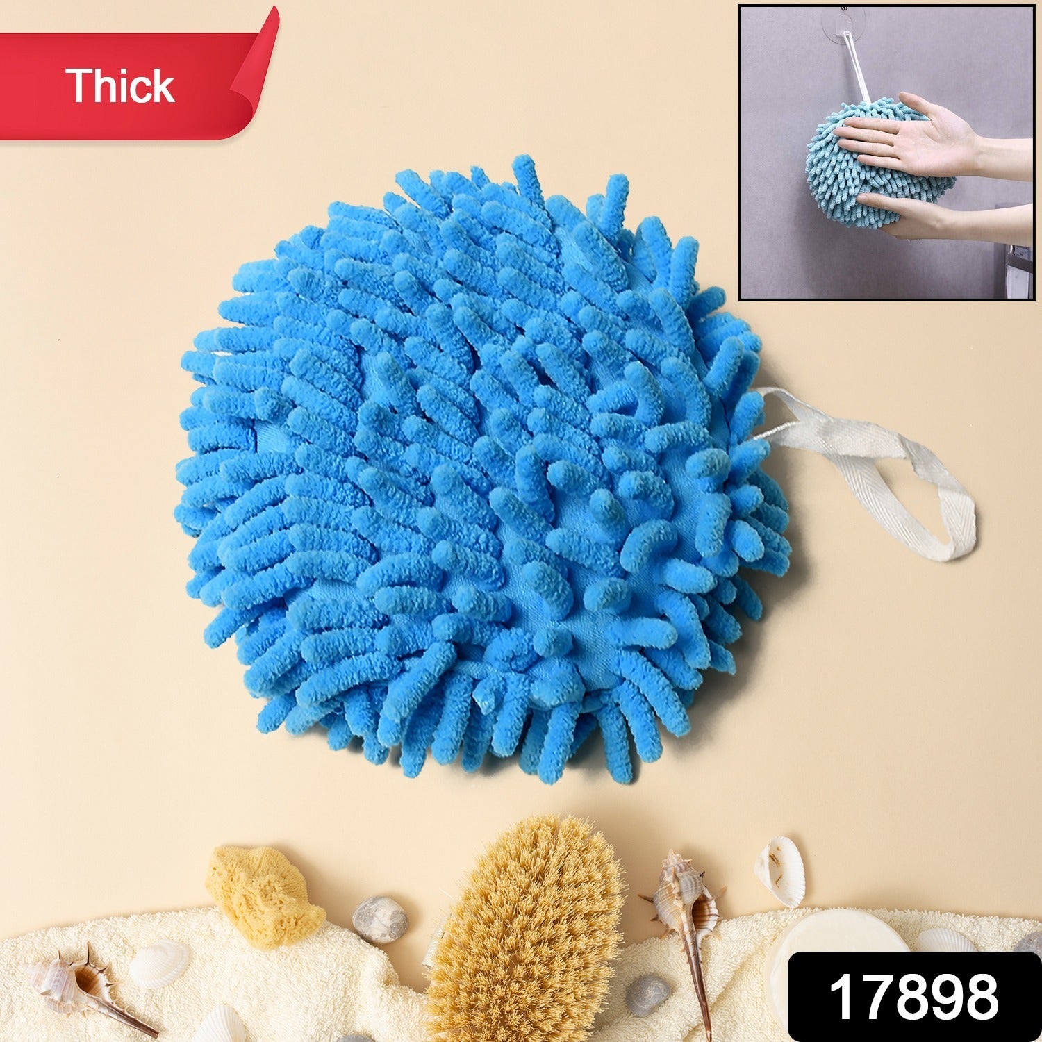Wukusy microfiber cleaning duster for home and kitchen, multi-purpose dusting tool with soft microfiber material