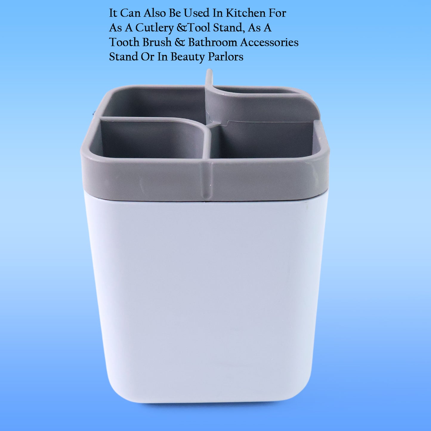 Wukusy multi-compartment desk organizer for home and kitchen, holding pens, notes, and small office supplies.