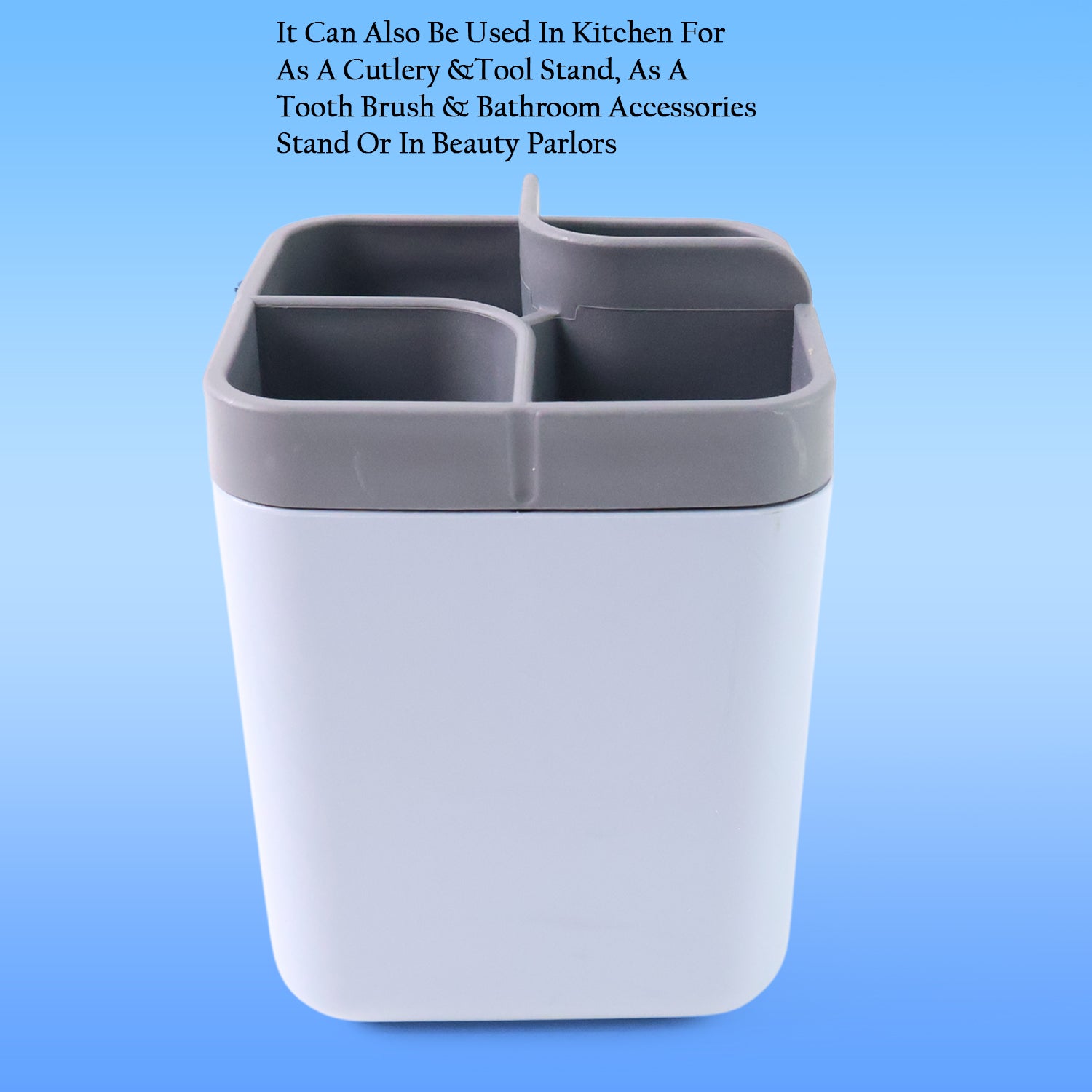 Wukusy multi-compartment desk organizer for home and kitchen, holding pens, notes, and small office supplies.