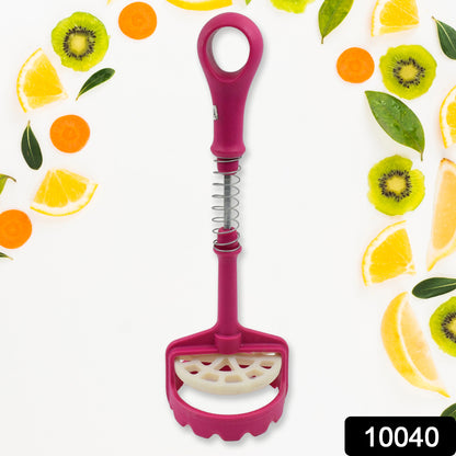 Wukusy multi-functional potato masher kitchen tool, versatile stainless steel utensil for mashing and preparing potatoes in home kitchen