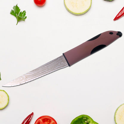 Wukusy stainless steel kitchen cutting knife, multi-purpose, 1-piece, ideal for slicing, chopping, and kitchen prep tasks.