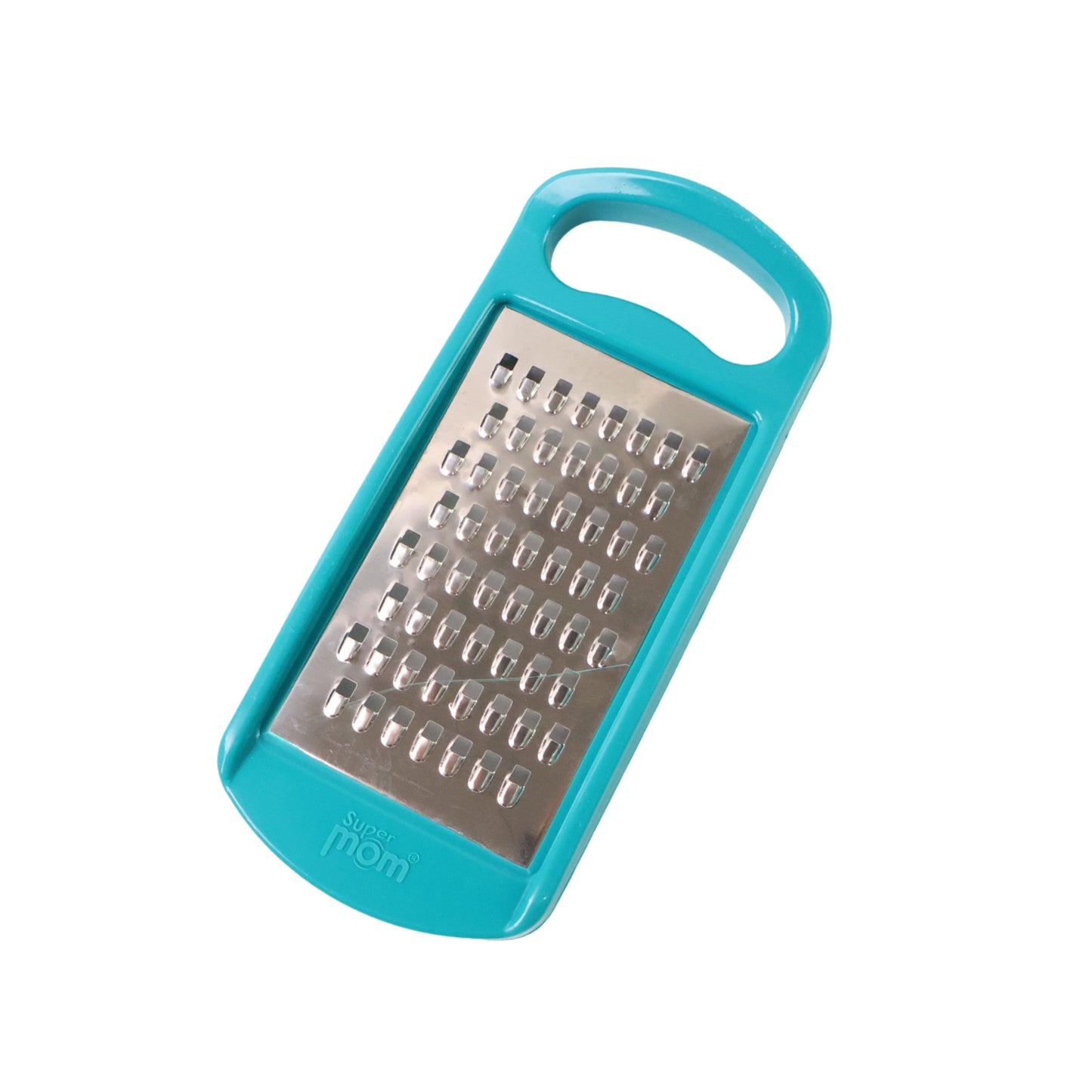 Wukusy multipurpose cheese and vegetable grater, 1 piece, stainless steel with handle for kitchen use.