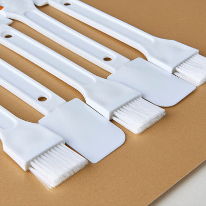 Wukusy multipurpose cleaning scrub brush for kitchen and home, with groove and slot cleaning features, 1-piece.