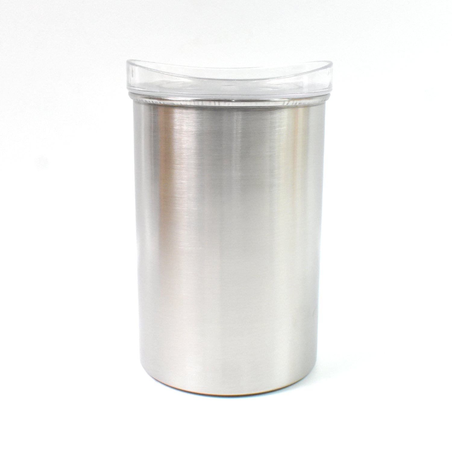 Wukusy stainless steel airtight container with see-through lid, 1000 ml for kitchen storage, durable and leak-proof.