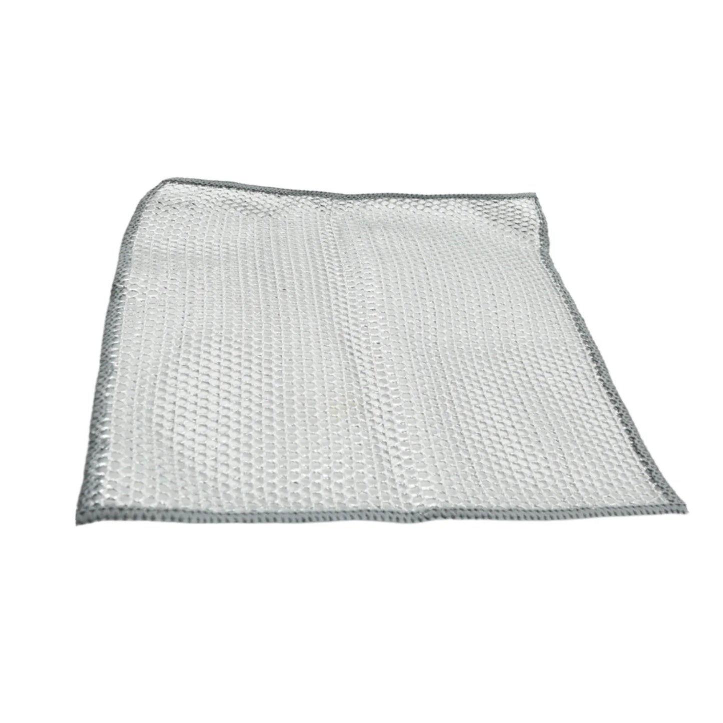 Wukusy one-sided microfiber cloth scrubber for home and kitchen, 19x19 cm, ideal for cleaning surfaces and appliances.