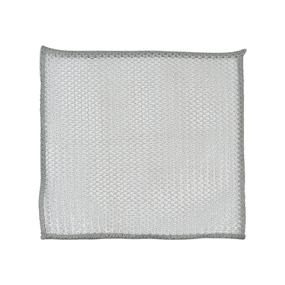 Wukusy one-sided microfiber cloth scrubber for home and kitchen, 20x20 cm, ideal for cleaning surfaces and appliances.