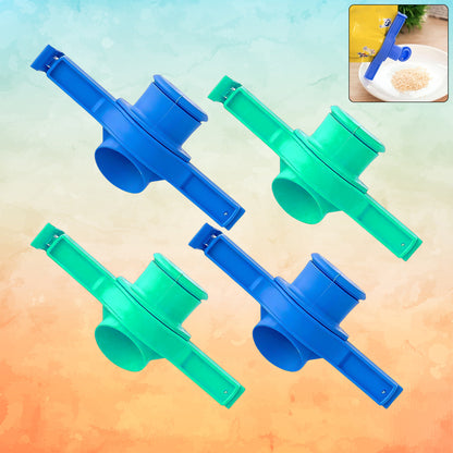 Wukusy Packet Pourer Sealer Clips set of 4 for sealing and pouring from bags in home kitchen use.