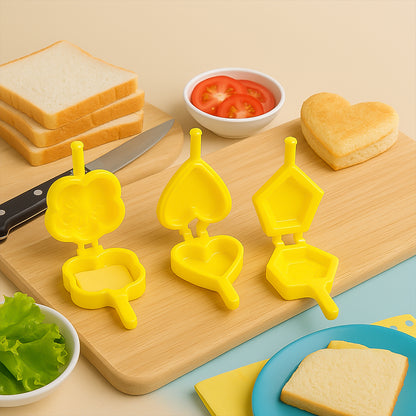 Wukusy 6-piece plastic cookie cutter mould set for baking, includes various shapes for home and kitchen use.
