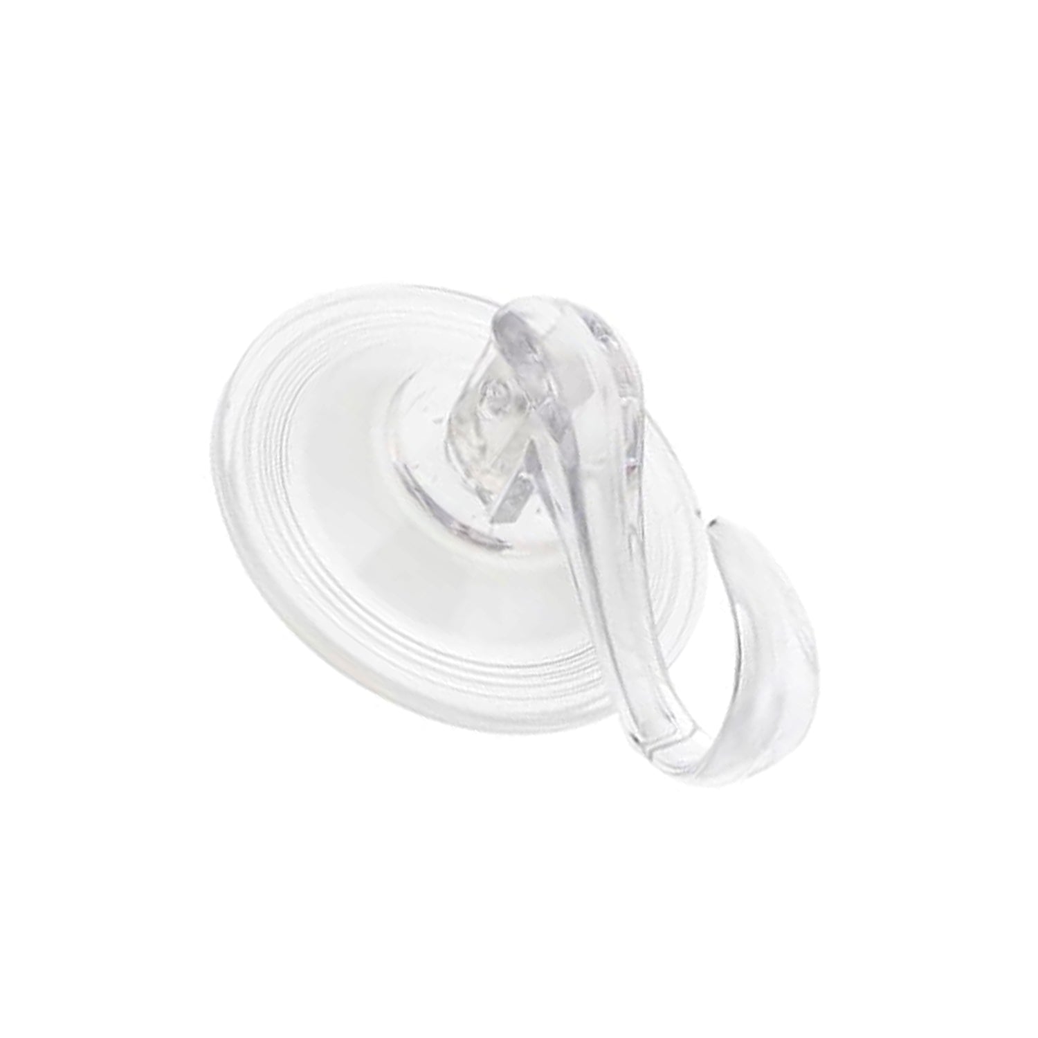 Wukusy plastic suction cup hook for home and kitchen use, mounted on a smooth surface for hanging lightweight items.