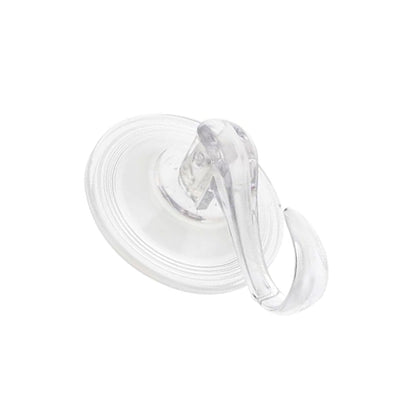 Wukusy plastic suction cup hook for home and kitchen use, mounted on a smooth surface for hanging lightweight items.