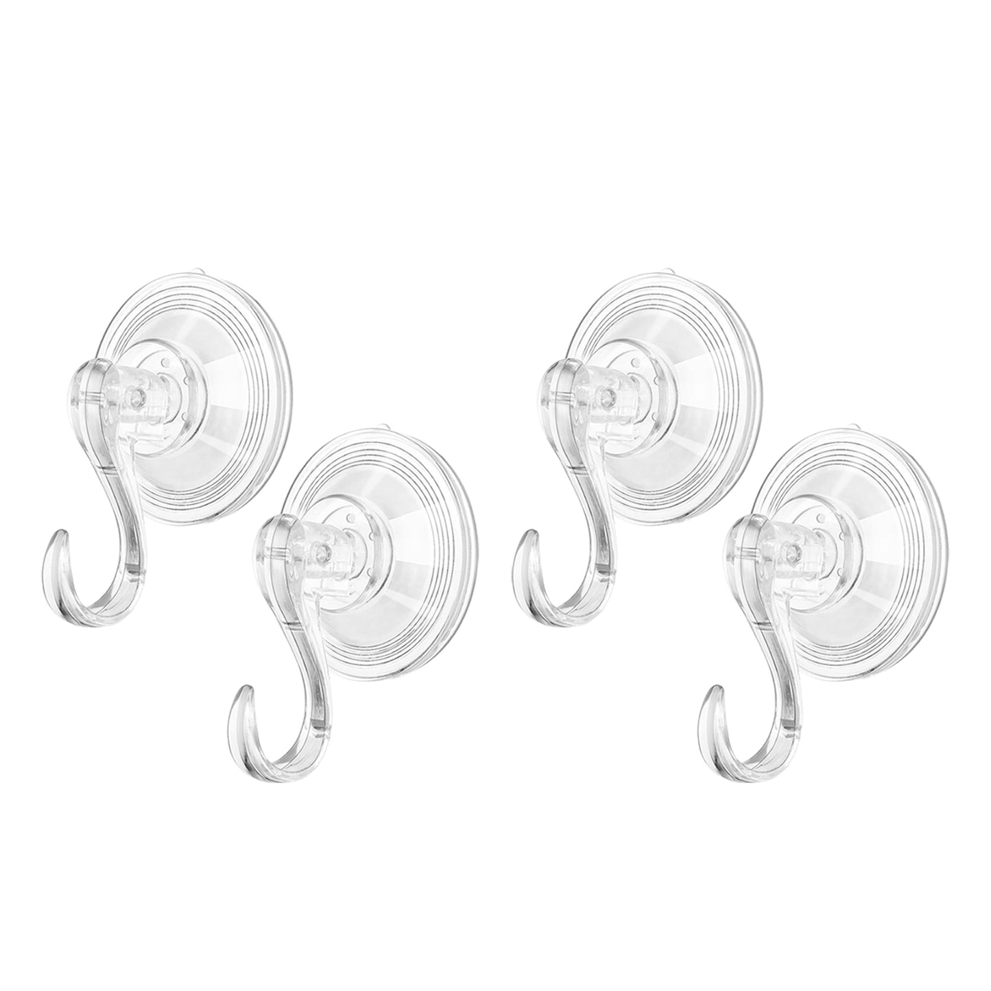 Set of 10 plastic suction cup hooks from Wukusy, ideal for home and kitchen organization and hanging lightweight items.