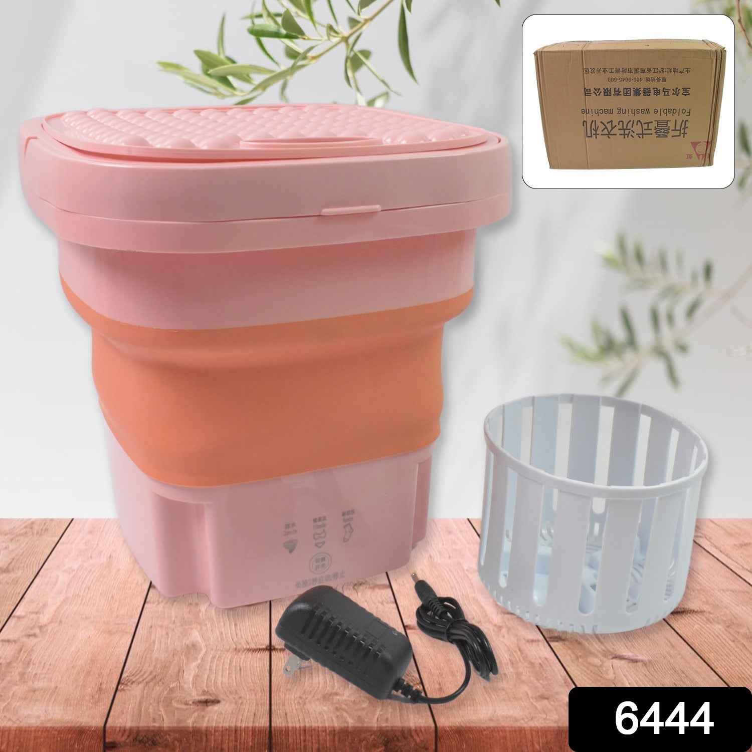 Foldable portable washing machine and dryer combo by Wukusy in mixed colors, ideal for compact home and kitchen use.