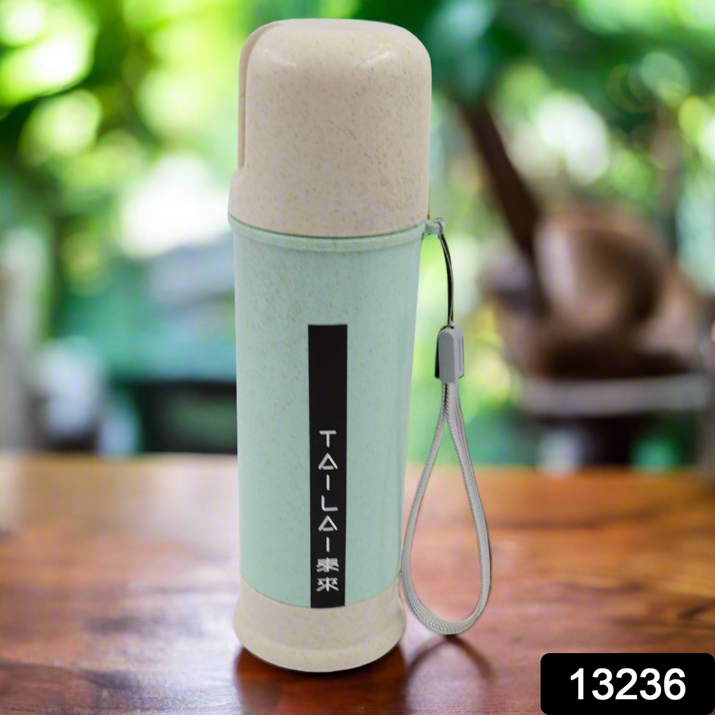 Wukusy portable water bottle in mix colors, 300ml capacity, designed for home and kitchen use, with a sleek, colorful pattern.