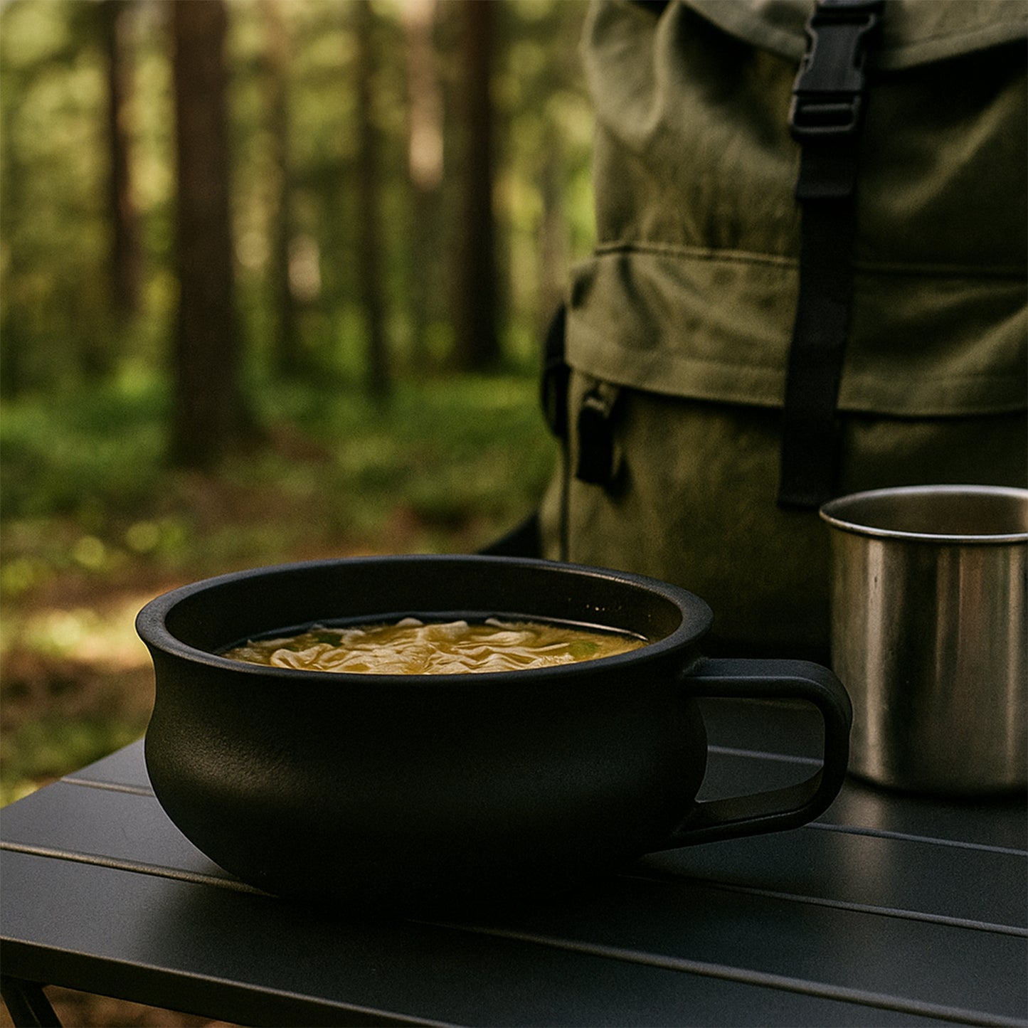 Large deep handle bowl by Wukusy, premium and spacious for serving or mixing in home and kitchen use.