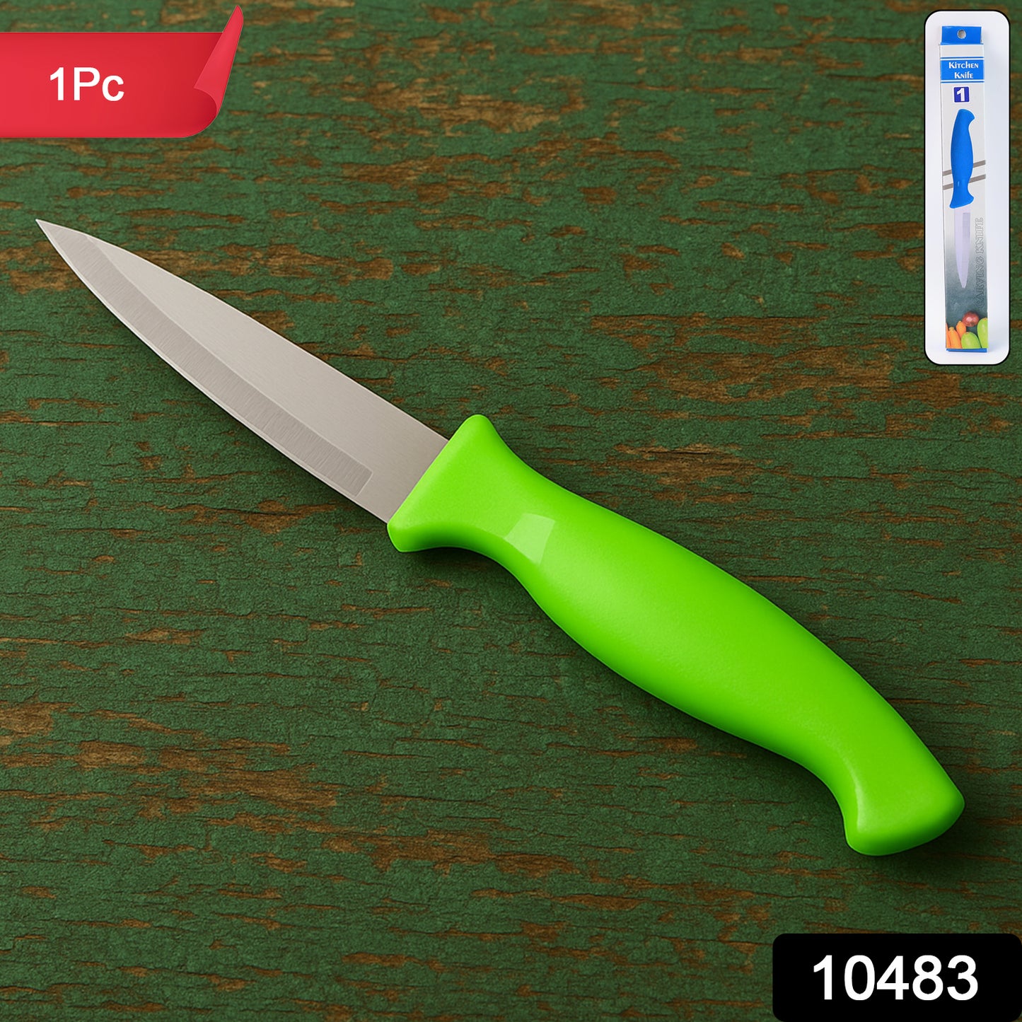 Wukusy premium stainless steel multipurpose kitchen knife for home use, with a sharp blade and ergonomic handle.