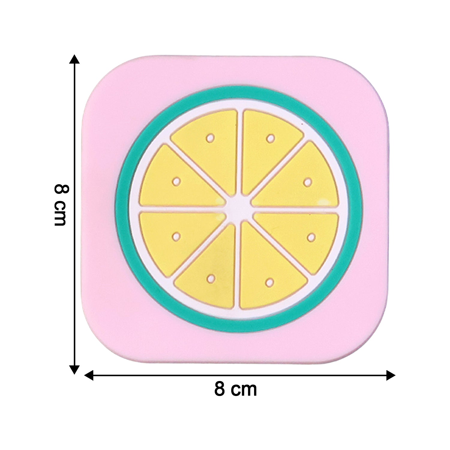 Wukusy premium silicone drink coaster, 88 cm with mixed design, perfect for protecting surfaces in home and kitchen settings.