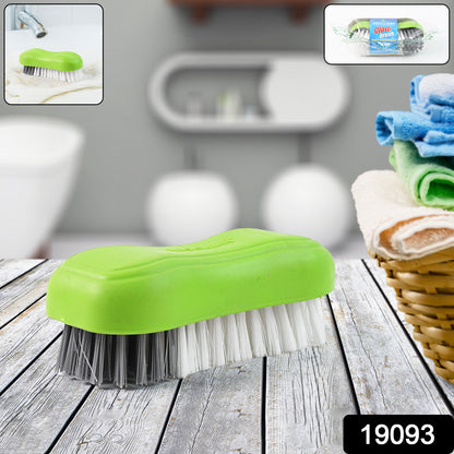 Wukusy Pro Clean multi-purpose cloth washing brush with plastic handle, ideal for kitchen cleaning tasks.