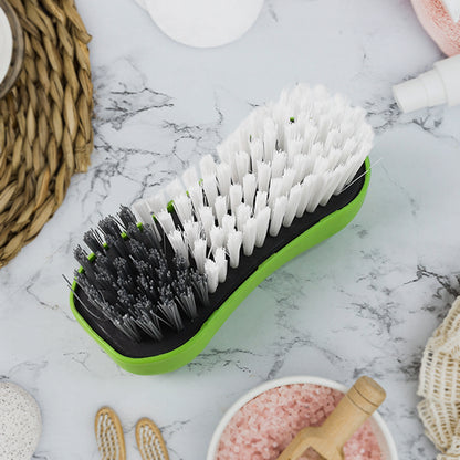 Wukusy Pro Clean multi-purpose cloth washing brush with plastic handle, ideal for kitchen cleaning tasks.