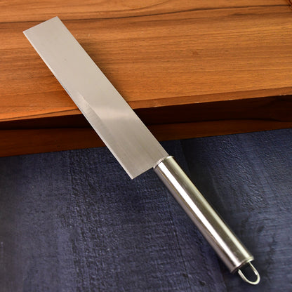 Wukusy professional stainless steel vegetable cleaver knife, 1 piece, with a wide blade and ergonomic handle for kitchen prep.