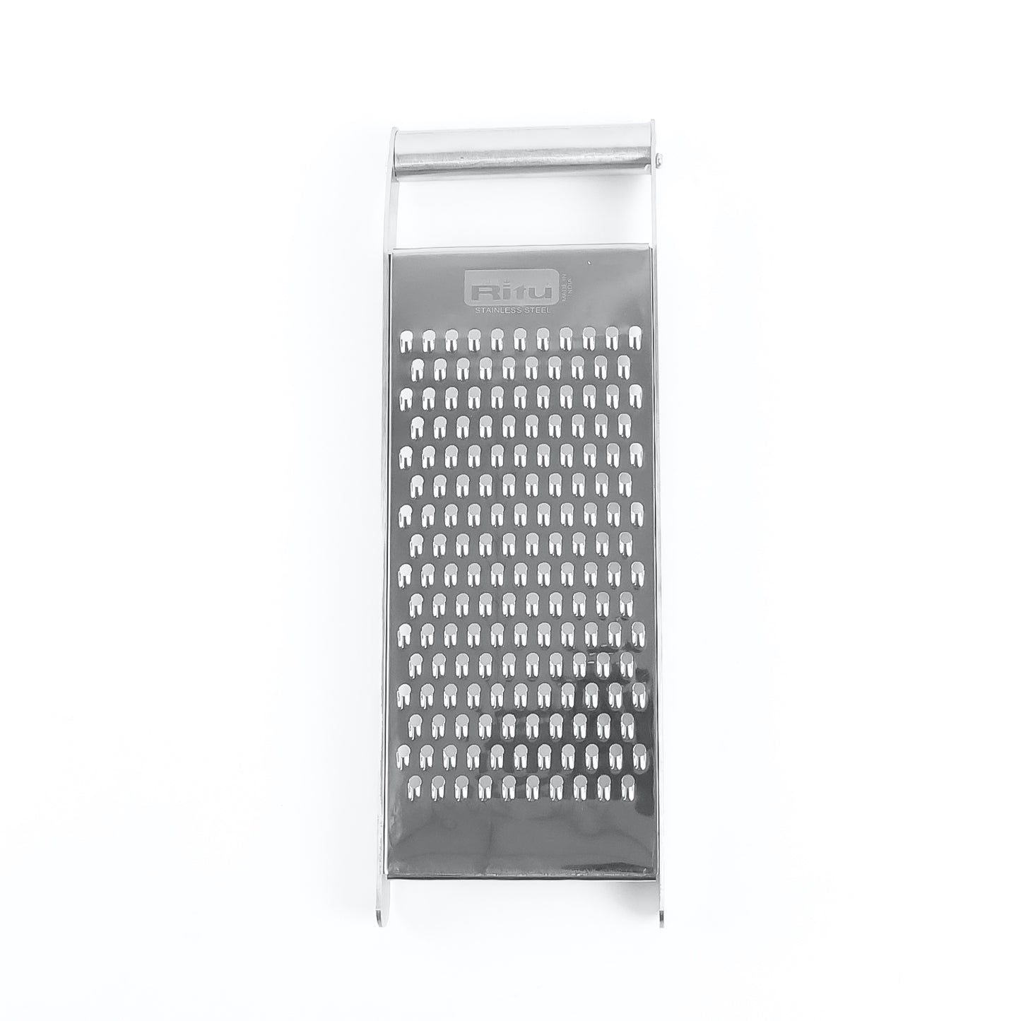 Wukusy Ritu premium stainless steel handheld grater and slicer for kitchen use, featuring a ergonomic design and versatile blades.