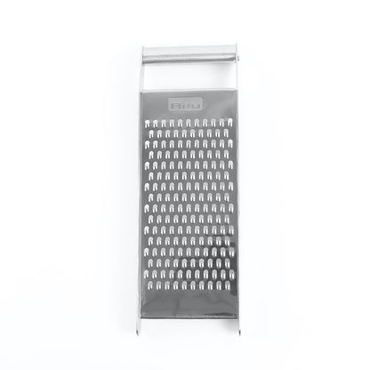 Wukusy Ritu premium stainless steel handheld grater and slicer for kitchen use, featuring a ergonomic design and versatile blades.