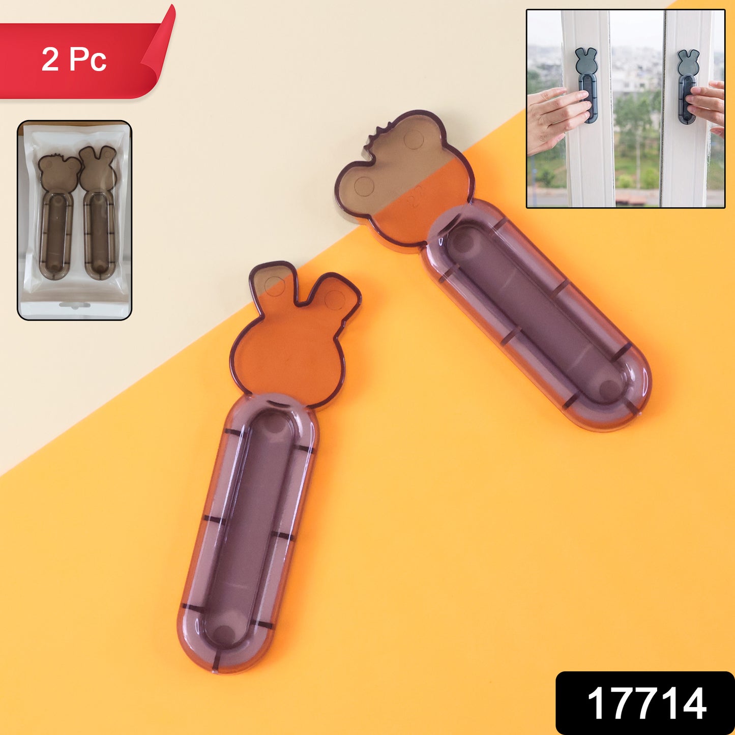 Wukusy Self Stick Push Pull Helper set of 2 for home and kitchen, easy grip assist handles for pulling and pushing tasks