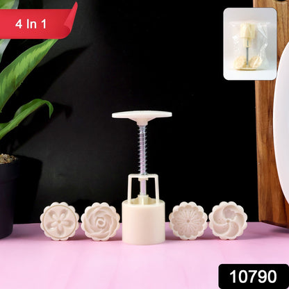 Wukusy Spring Press Cookie and Pastry Mold Set for shaping cookies and pastries in a home kitchen.