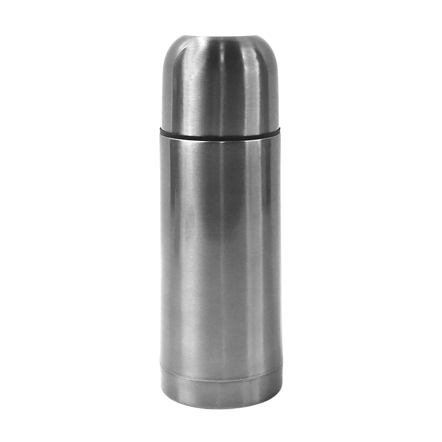 Stainless steel Wukusy hot and cold water bottle with push-down lid, 350ml, for home and kitchen use.