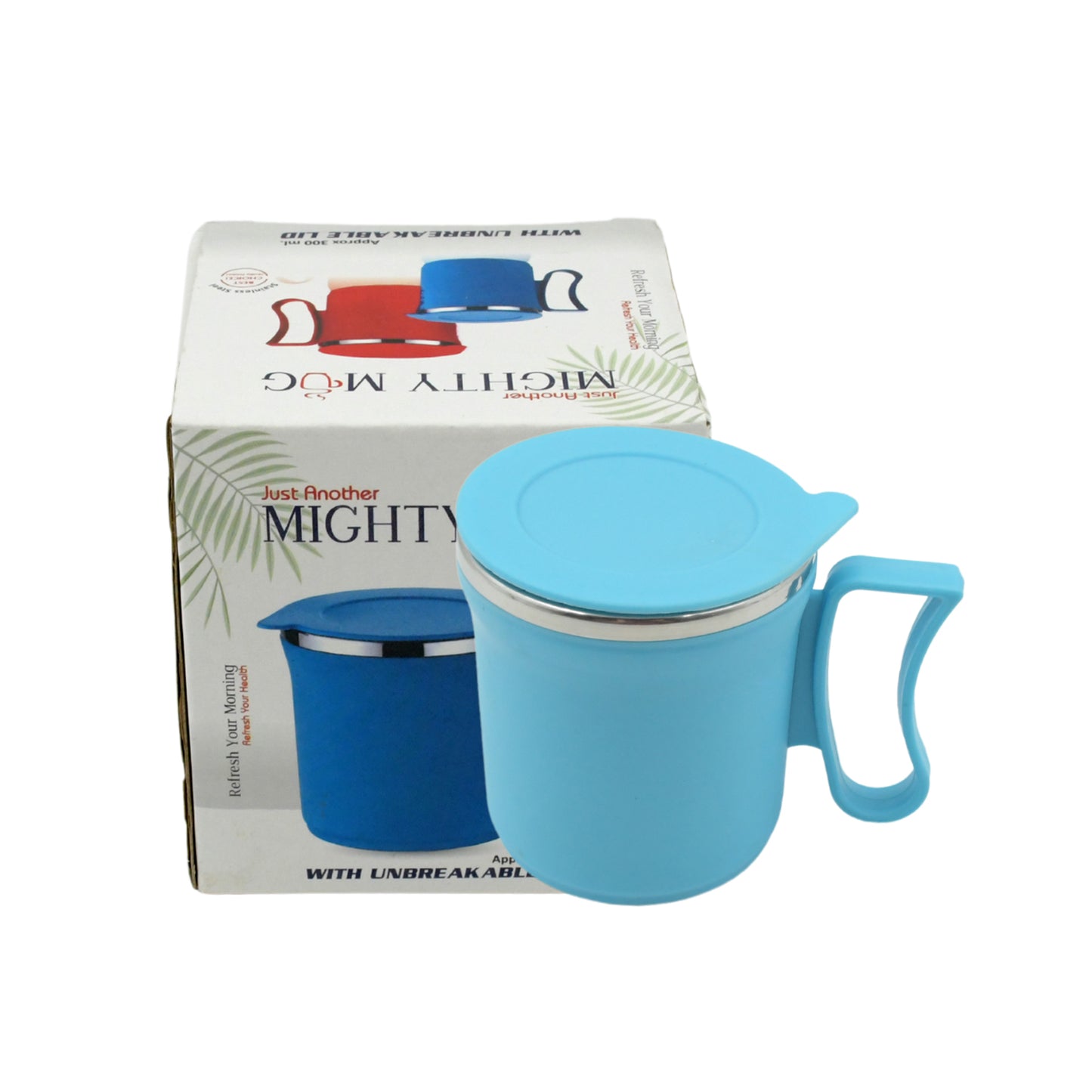 Wukusy stainless steel insulated coffee mug with lid, double wall design, 250ml capacity, in mixed colors, suitable for hot beverages.